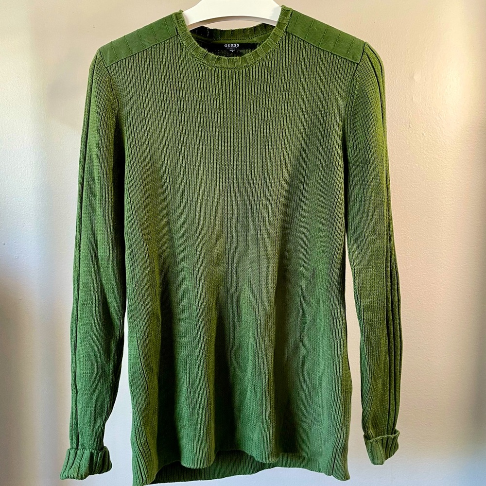 Guess Olive Green Paratrooper Sweater